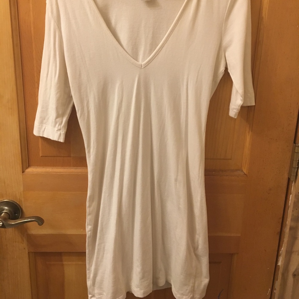 Venus white t shirt style dress